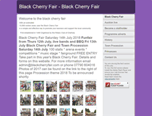 Tablet Screenshot of blackcherryfair.com